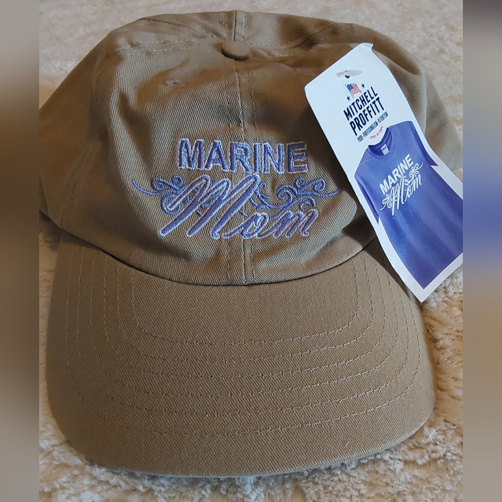 🌺 NWT Mitchell Proffitt "Marine Mom" Hat/Cap